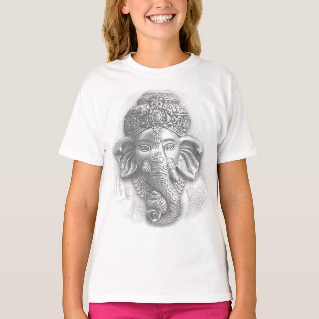 Camiseta 3d Senhor Ganesha - Om (Frente)