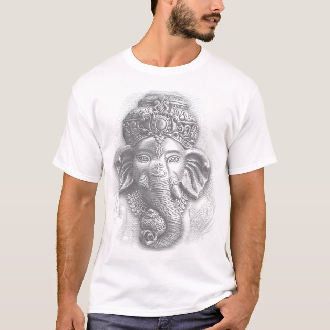 Camiseta 3d Senhor Ganesha - Om (Frente)