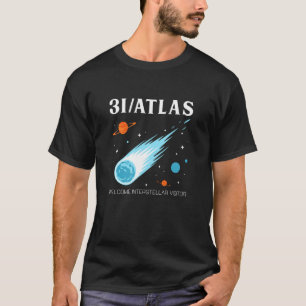 Camiseta 3IAtlas Visitante Interestelar Cometa Exploração E