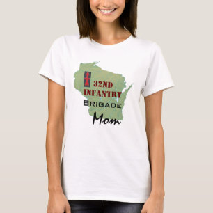 Camiseta 3ò Brigada da infantaria com o mapa de Wisconsin