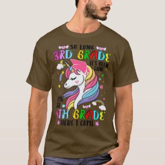 Camiseta 3rd Grade Graduation Magical Unicorn 4th Grade Her