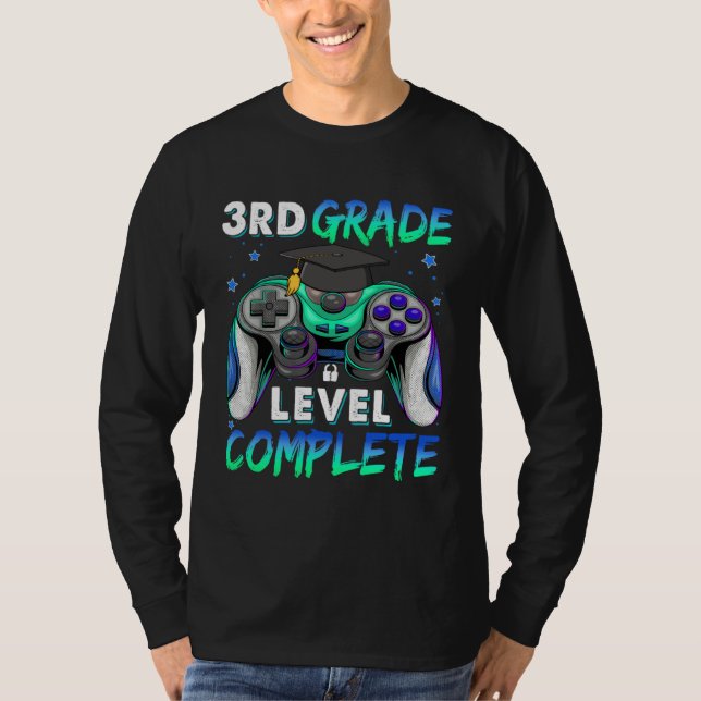 Camiseta 3rd Grade Level Complete Happy Last Day Of School  (Frente)