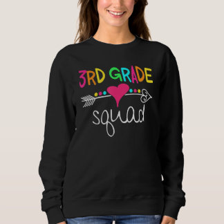 Camiseta 3rd Grade Squad Third Teacher Student Team Back To