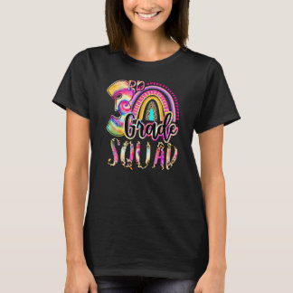 Camiseta 3rd Grade Squad Tie Dye Back To School Teacher Stu