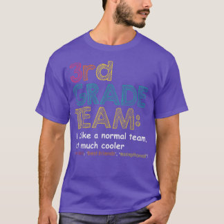 Camiseta 3rd Grade Team Definition Cute Teacher Back To Sch