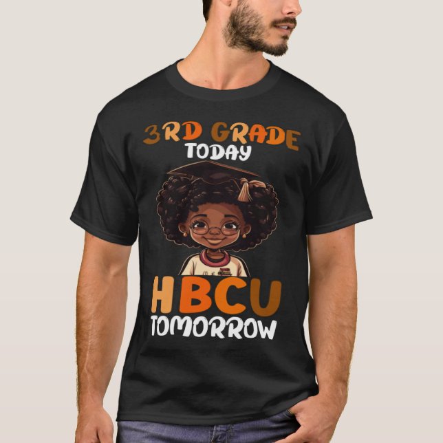 Camiseta 3rd Grade Today HBCU Tomorrow College Graduate Gra (Frente)