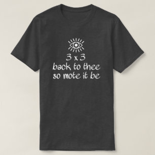 Camiseta 3x3 DE VOLTA PARA TI ASSIM SEJA