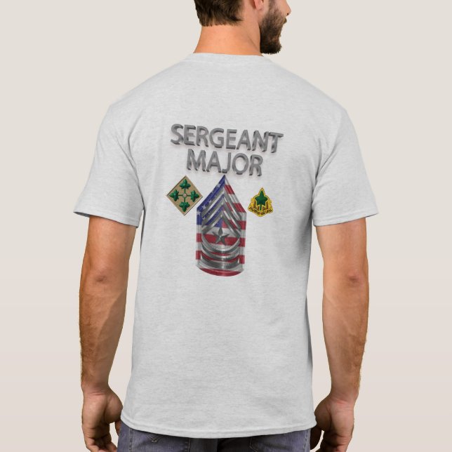 Camiseta 4ª Divisão de Infantaria Sargento Major (Verso)