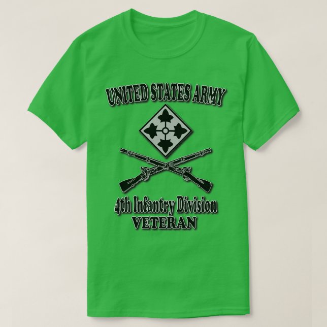Camiseta 4ª Divisão de Infantaria Veteran (Frente do Design)