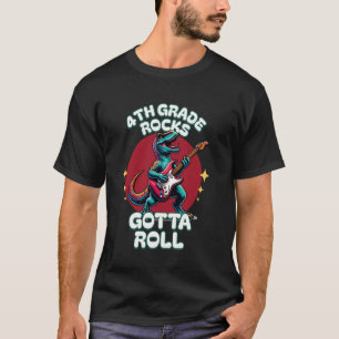 Camiseta 4ª série é demais. Precisa rolar dinossauro e viol