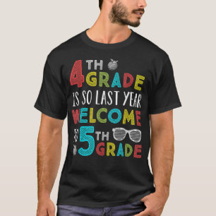 Camiseta 4ª série é tão bem-vinda no ano passado ao chá 5