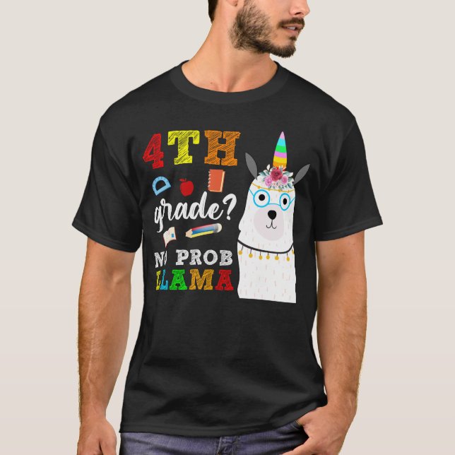 Camiseta 4ª série sem prob lama (Frente)