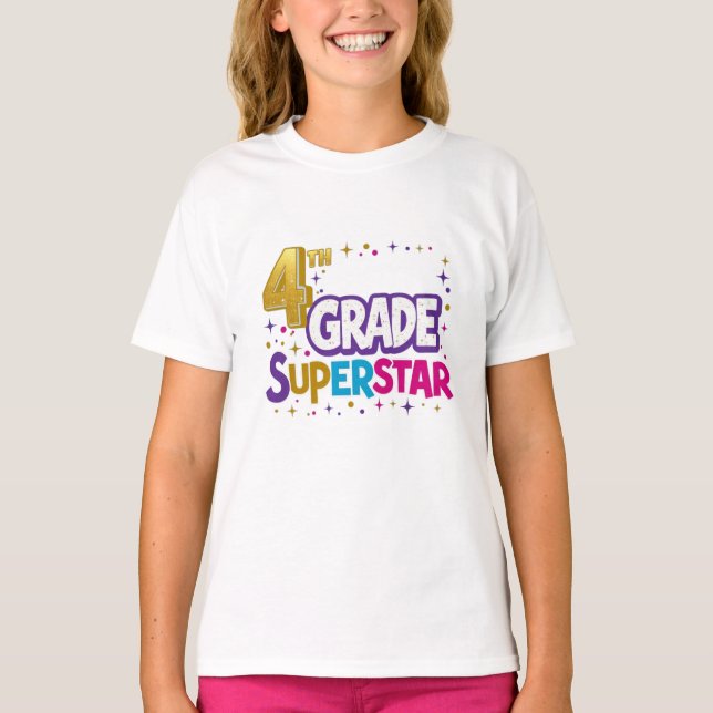 Camiseta 4º ano de volta à escola 2024 (Frente)