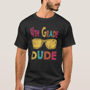 Camiseta 4º Ano De Volta À Escola Primeiro Dia De Prescho