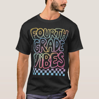 Camiseta 4º Ano Vibes Felizes Professores De Volta À Escola
