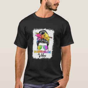 Camiseta 4º ano Vibes Mensageiro De Volta À Menina De Escol
