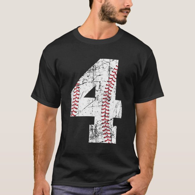 Camiseta 4º Baseball 4 Quatro (Frente)