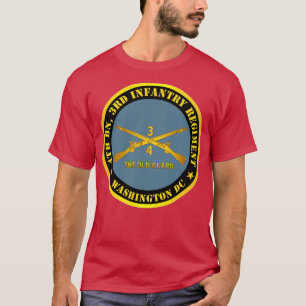 Camiseta 4º Bn 3º Regimento de Infantaria Washington DC O A