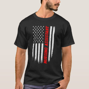 Camiseta 4º De Julho, Assistente Americano De Enfermagem De