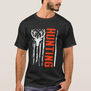 Camiseta 4º De Julho Caçando Bandeira Americana