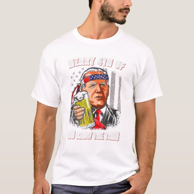 Camiseta 4º De Vocês Conhecem A Coisa Biden (Frente)