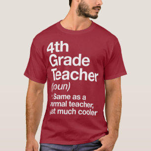 Camiseta 4º Grau Definição De Professores Engraçado De Volt