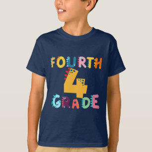 Camiseta 4º GRAU Dino Squad boys Girls Professora B2S