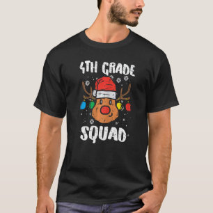 Camiseta 4º Grau Esquadrão Reindeer Professor Natal 1