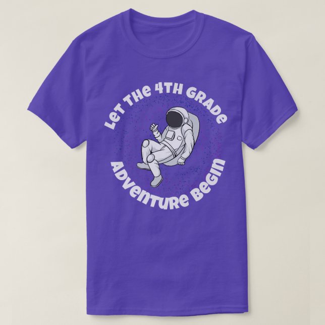 Camiseta 4º Grau Que A Aventura Comece Mais Adiante (Frente do Design)