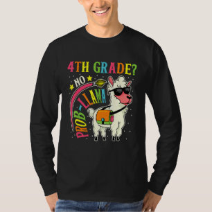 Camiseta 4º Grau Sem Prob Lama De Volta À Escola Primeiro D