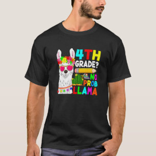 Camiseta 4º Grau Sem Prob Lama De Volta À Escola Primeiro D