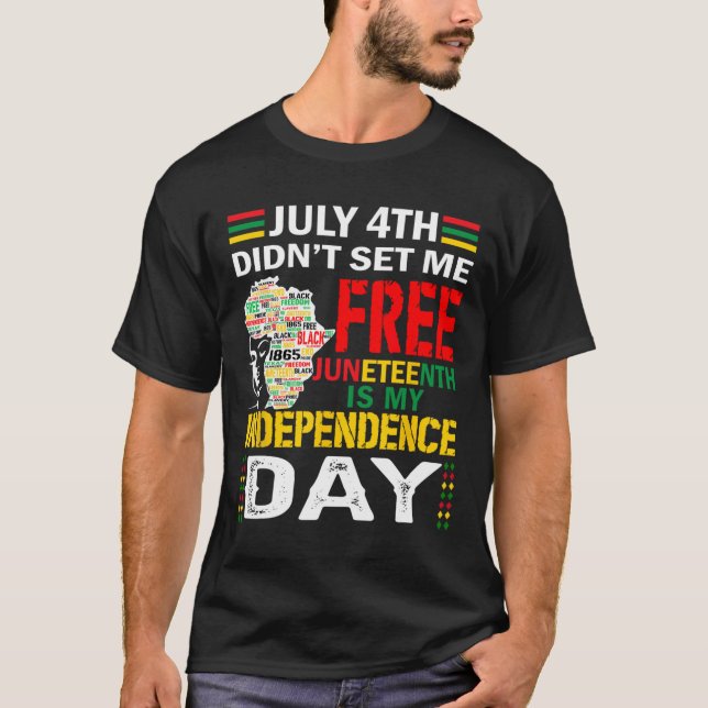 Camiseta 4º não me libertou 12 de junho (Frente)