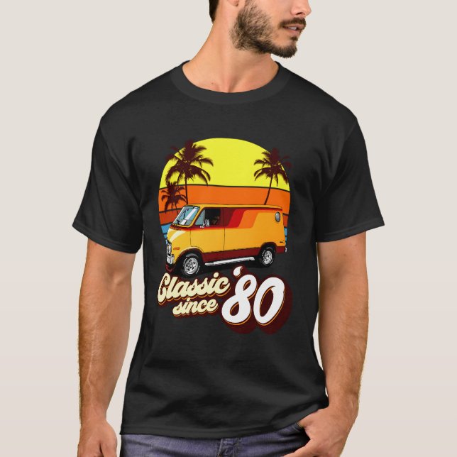 Camiseta 40ª Boogie Van Desde 1980 (Frente)