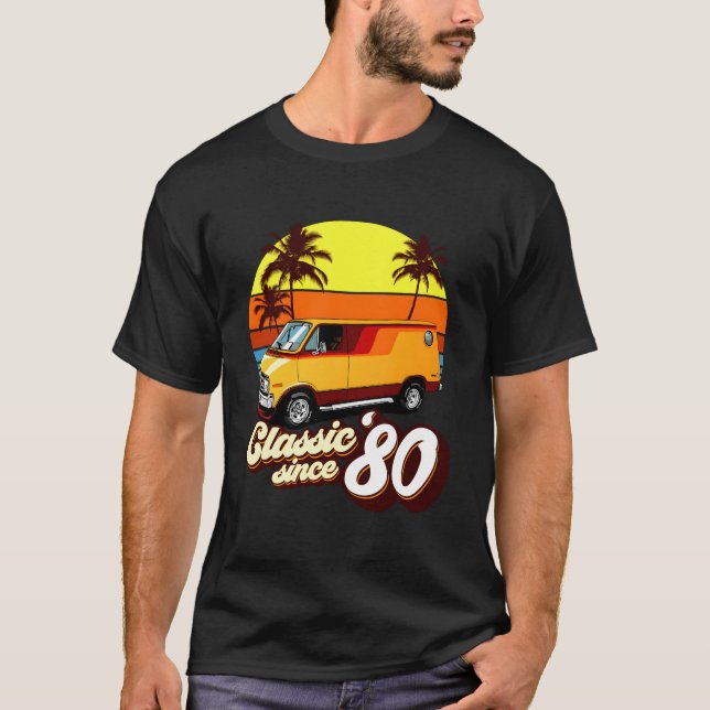Camiseta 40ª Boogie Van Desde 1980 (Frente)