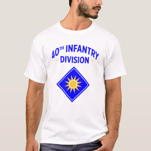 Camiseta 40ª Divisão de Infantaria Militar dos Estados Unid