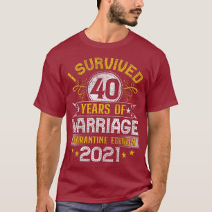 Camiseta 40ª Festa de Quarentena de Aniversário 40