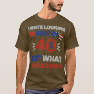 Camiseta 40º Aniversário De Casamento Para Ele Seus 40 Aniv