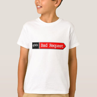 Camiseta 400 - Solicitação incorreta