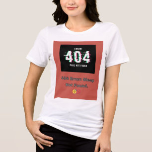 Camiseta 404 Erro: Sleep Not Found. 😴 🚫