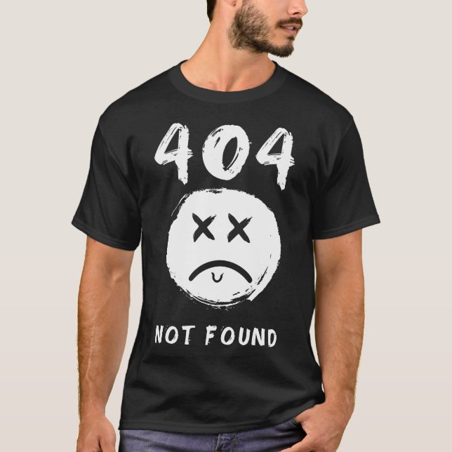 Camiseta 404 Não Encontrado (Frente)