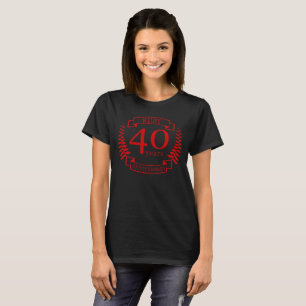 Camiseta 40. ª Nalização ANNIVERSARY RUBY