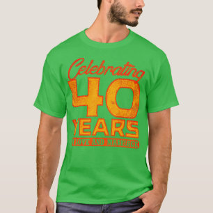 Camiseta 40.º Aniversário De Casamento 40 Anos De Casamento