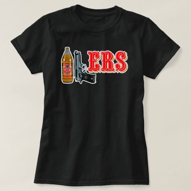 Camiseta 40/9 ERS 40oz 9 mm (Frente do Design)