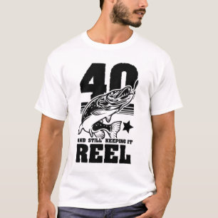 Camiseta 40 Ainda Mantém-No Arrasta aniversário de 40 anos 