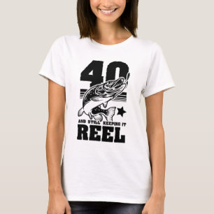 Camiseta 40 Ainda Mantém-No Arrasta aniversário de 40 anos