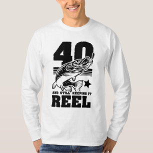 Camiseta 40 Ainda Mantém-No Arrasta aniversário de 40 anos 