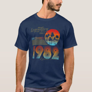 Camiseta 40. Aniversário Legendário Desde Dezembro De 1982