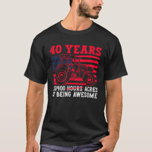 Camiseta 40 Anos 350400 Acres De Ser Um Trator Incrível Dr.