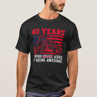 Camiseta 40 Anos 350400 Acres De Ser Um Trator Incrível Dr.