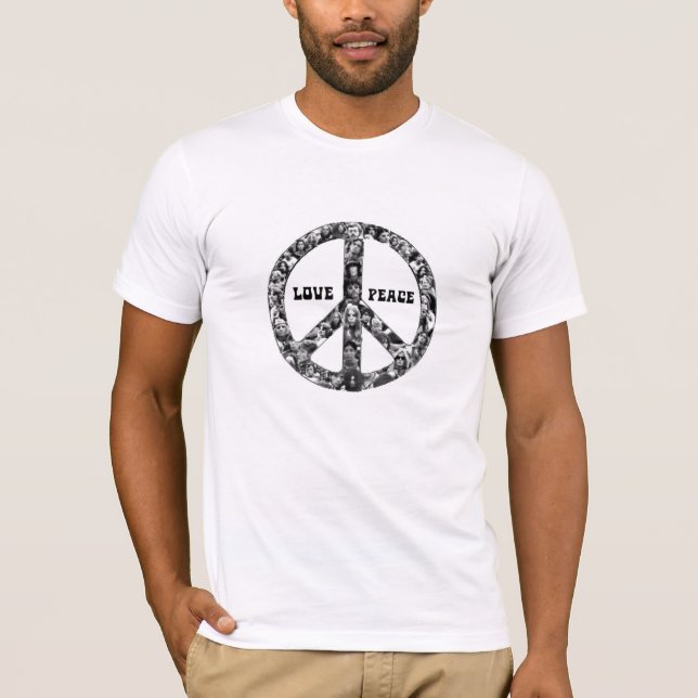 Camiseta 40 anos de amor e de paz (Frente)